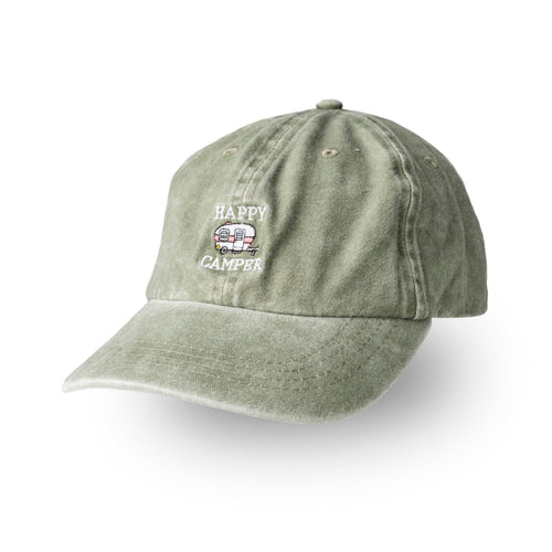 PACIFIC BRIM Classic Cotton Cap - Happy Camper