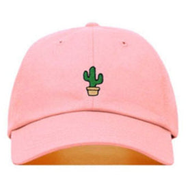 Sun-Safe Cactus Embroidered Cap