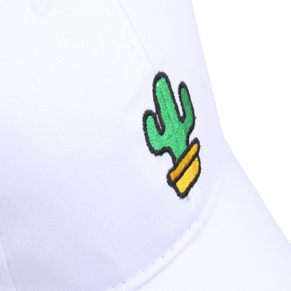 Sun-Safe Cactus Embroidered Cap